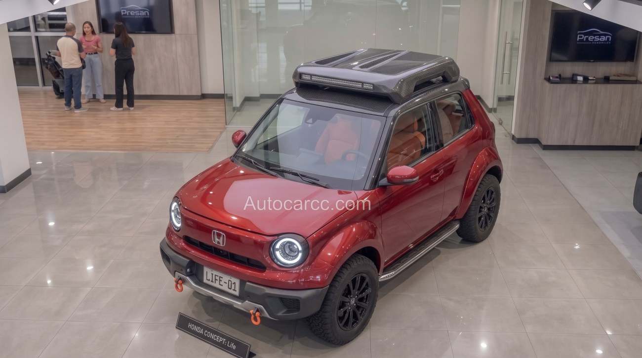 2027 Honda Life Mini Offroad Concept front three quarter view