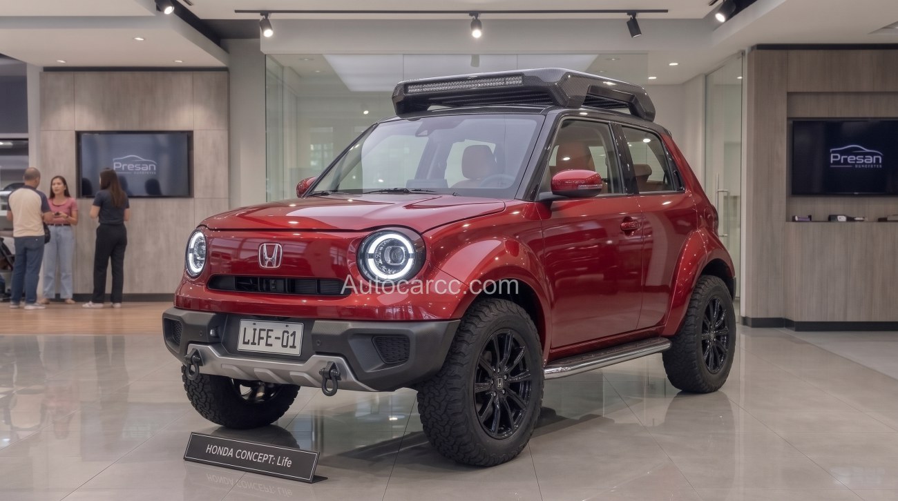 2027 Honda Life Mini Offroad Concept showroom display