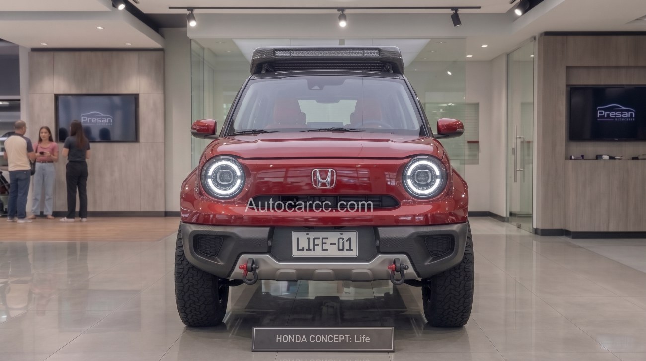 2027 Honda Life Mini Offroad Concept front LED headlights