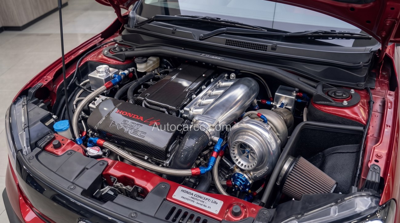 2027 Honda Life Mini Offroad Concept turbo engine bay