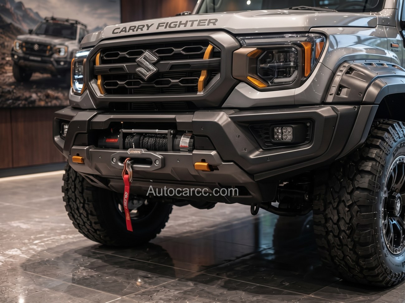 2027 Suzuki Carry Fighter front winch bumper